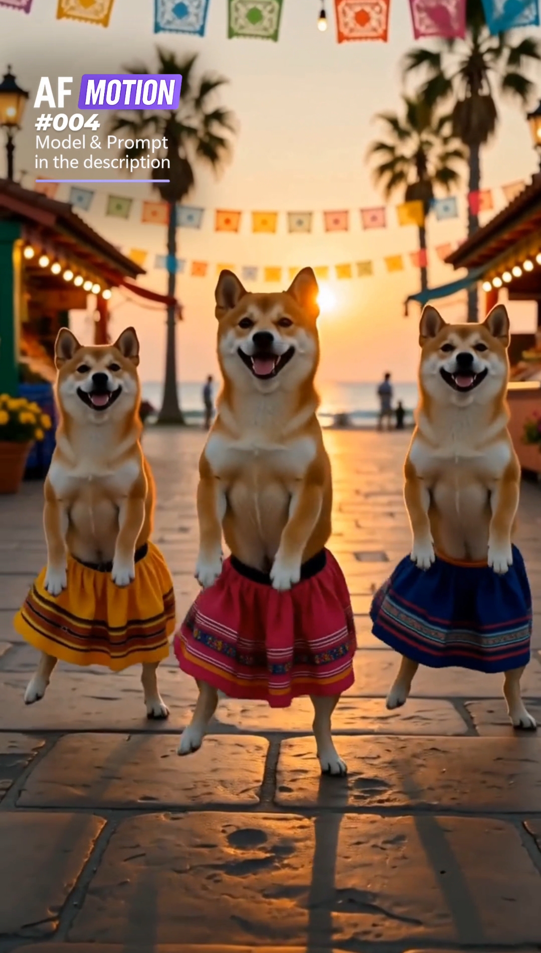 AF Motion #004 | Dog Dancing On Beach